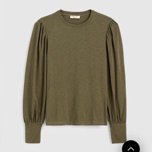 Madewell long sleeve top, brand new, XXS